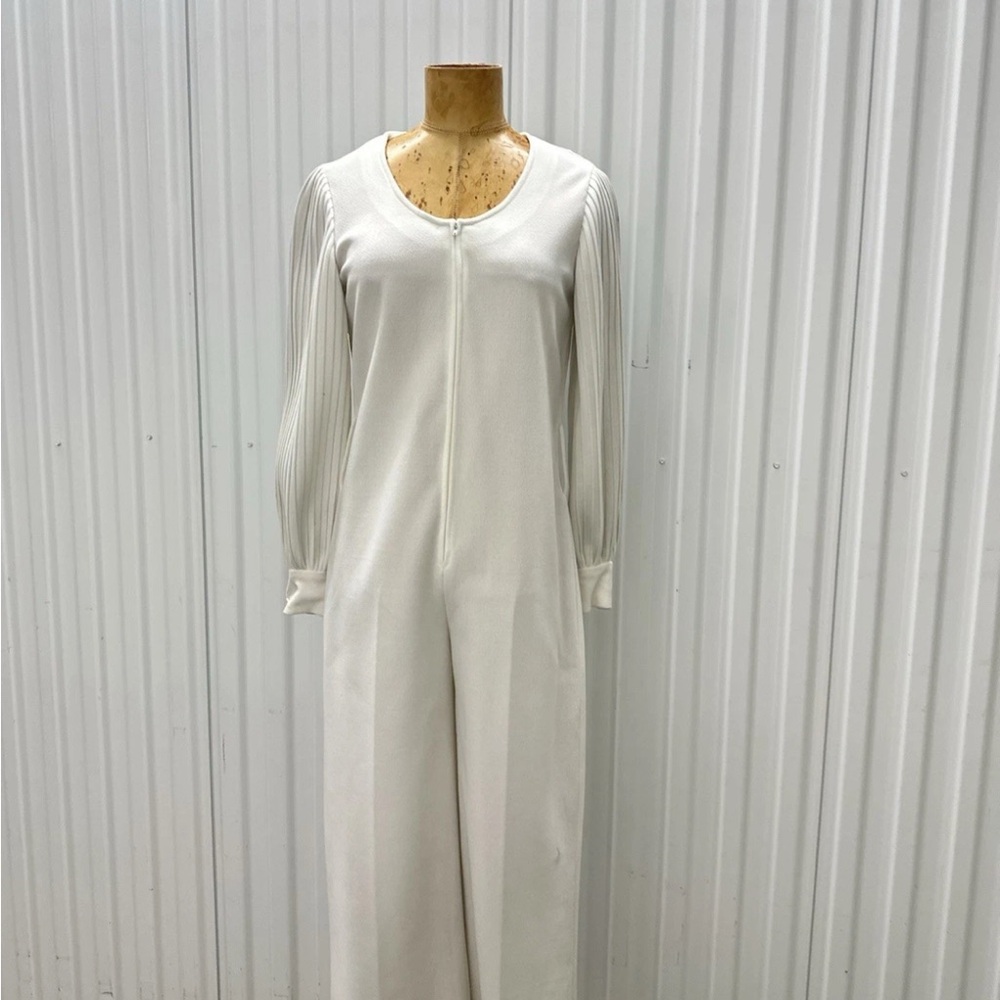 1960’s Vintage Adele Martin Cream Off White Jumpsuit